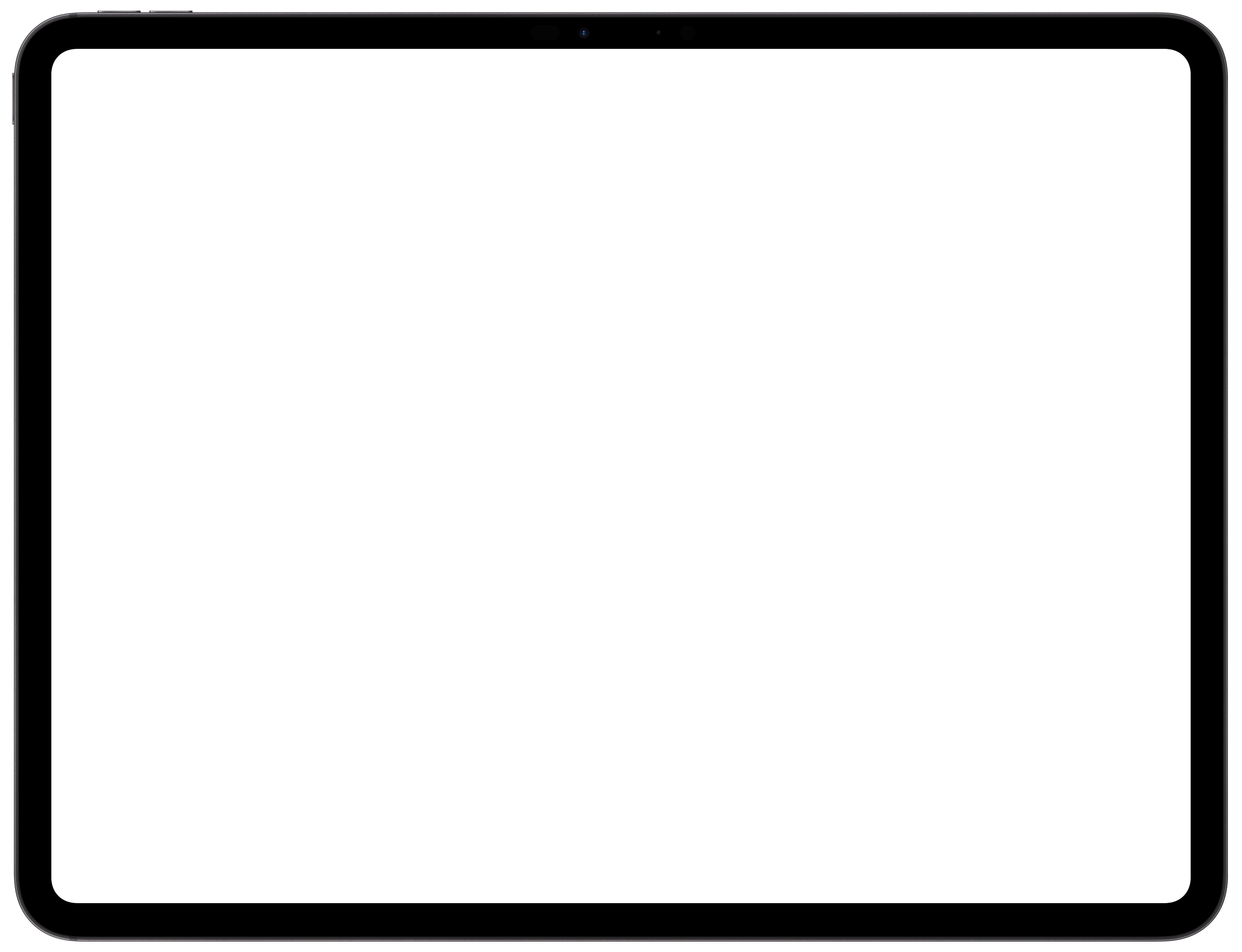 A tablet displaying QCG's dashboard.